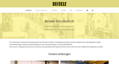 Desktop Screenshot of beisele.de