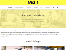 Tablet Screenshot of beisele.de